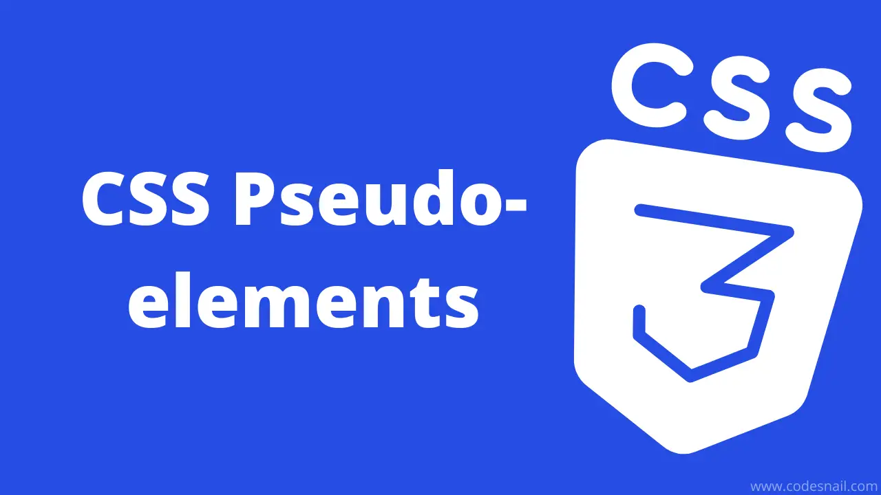 CSS Pseudo-elements