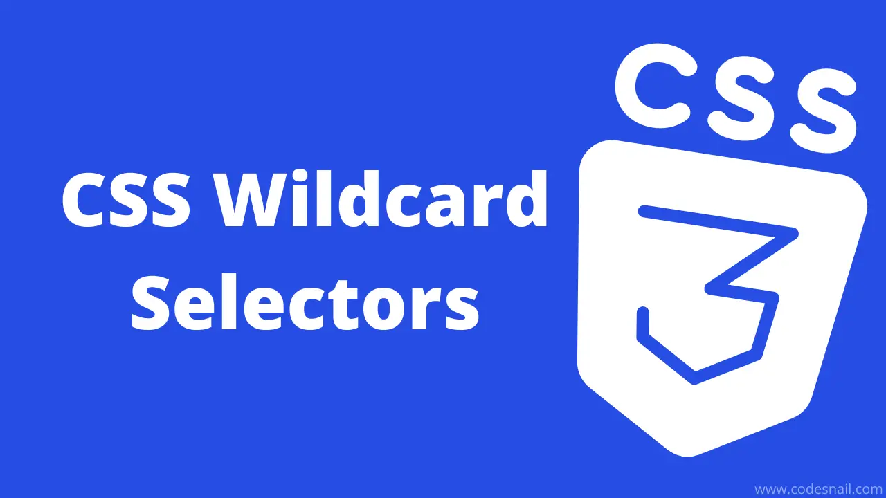 CSS Wildcard Selectors