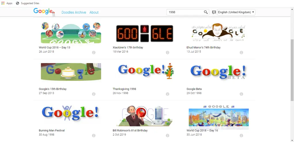 google doodles