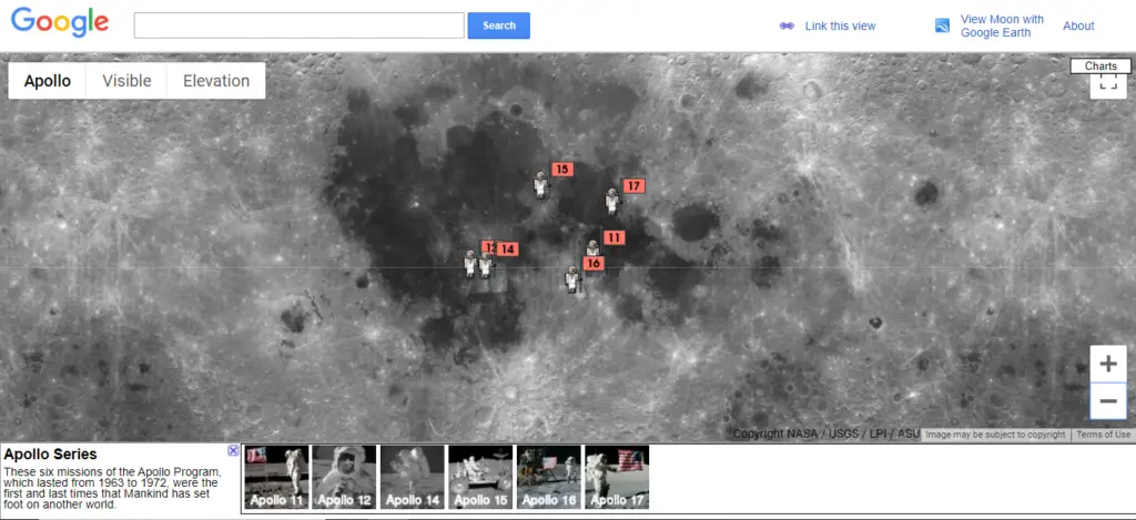 google moon