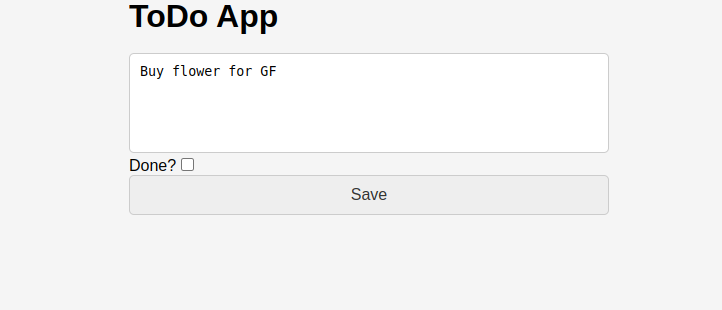 todo app in fastapi edit page