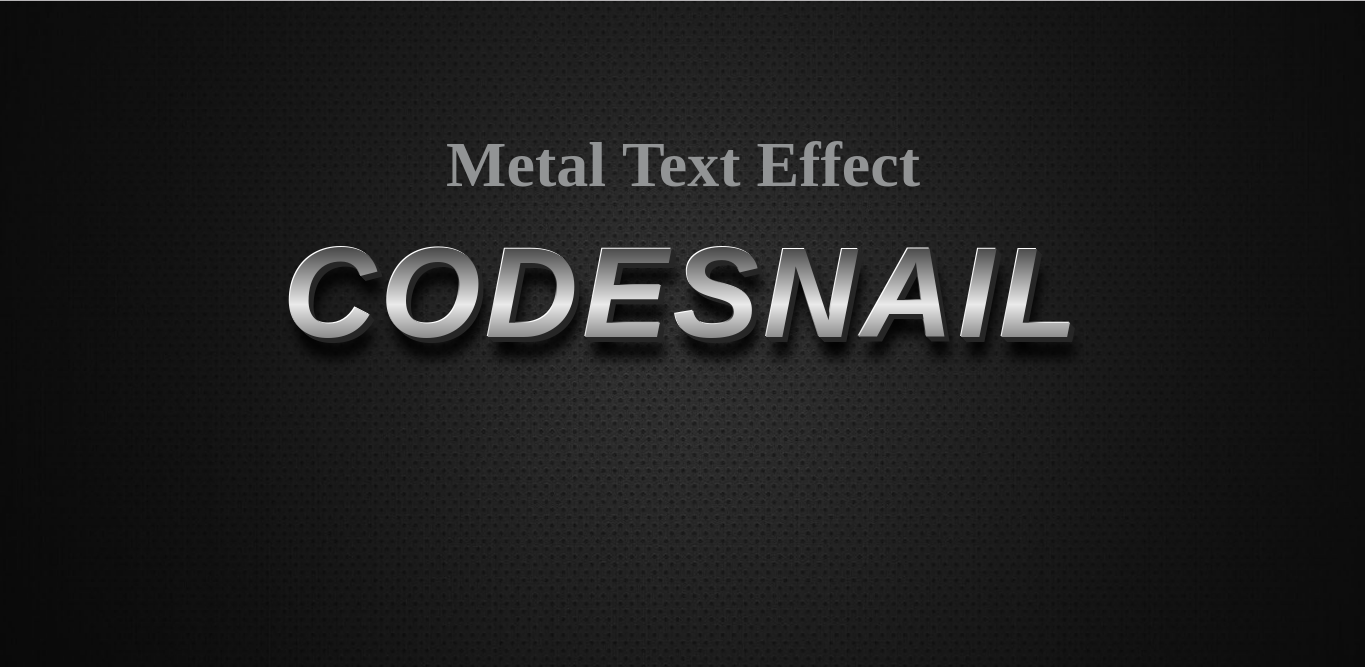 metal text effect using css, css effect, text effect using css, css