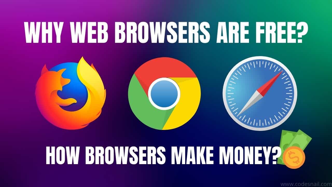 Why Web Browsers are Free? How Browsers Make Money?